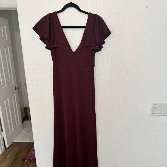 Birdy Grey | Dresses | Bridesmaid Dress Birdy Grey Small Cabernet | Poshmark